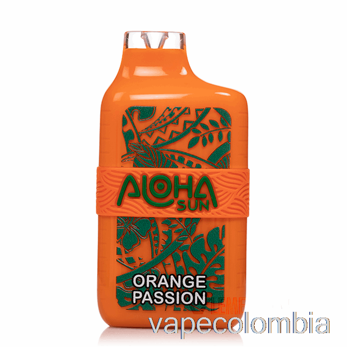 Kit Vape Completo Aloha Sun 7000 Desechable Naranja Pasión